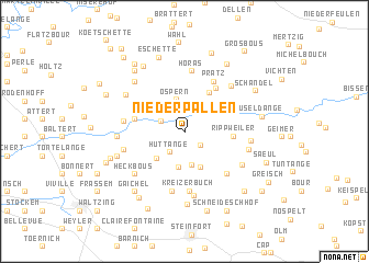 map of Niederpallen