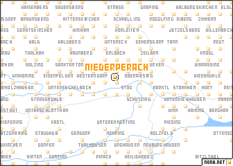 map of Niederperach