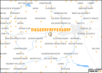 map of Nieder Pfaffendorf