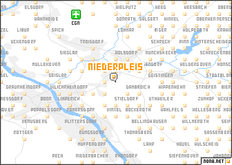 map of Niederpleis