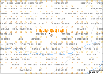 map of Niederreutern