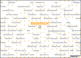 map of Niederricht