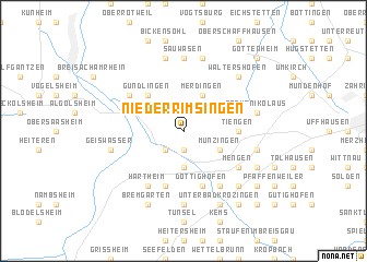 map of Niederrimsingen