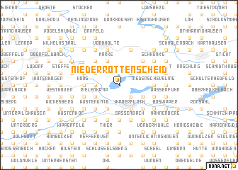 map of Niederröttenscheid