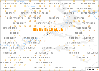 map of Niederschelden