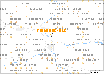 map of Niederscheld