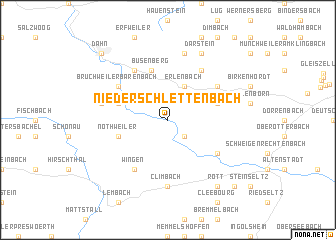 map of Niederschlettenbach