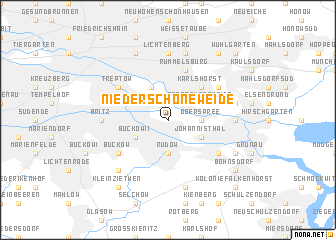 map of Niederschöneweide