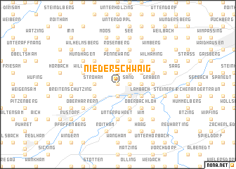 map of Niederschwaig