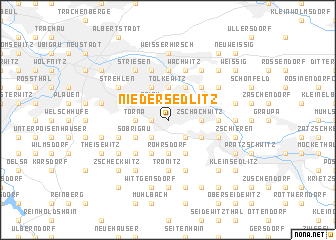 map of Niedersedlitz