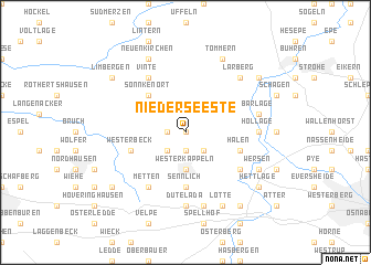 map of Niederseeste