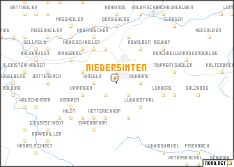 map of Niedersimten