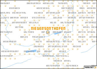 map of Niedersonthofen