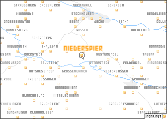 map of Niederspier