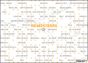 map of Niederstaning