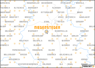 map of Niederstedem