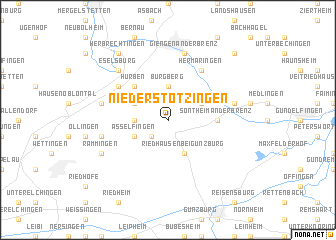 map of Niederstotzingen