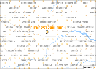 map of Niederstrahlbach