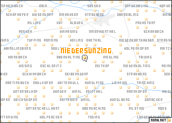 map of Niedersunzing
