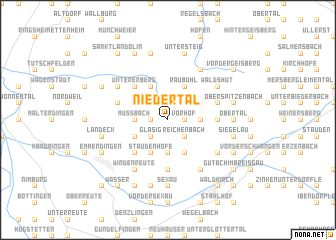 map of Niedertal