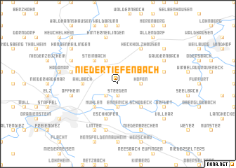 map of Niedertiefenbach