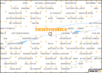 map of Niederviehbach