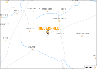 map of Niederwald