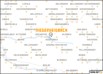 map of Niederweidbach