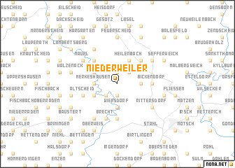 map of Niederweiler