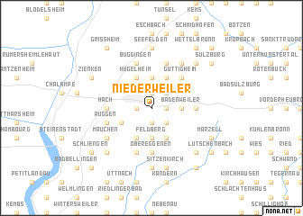 map of Niederweiler