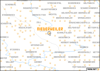map of Niederweiler