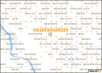 map of Niederwindhagen