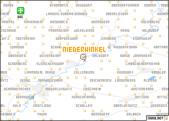 map of Niederwinkel