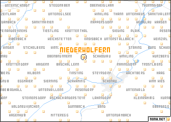 map of Niederwolfern