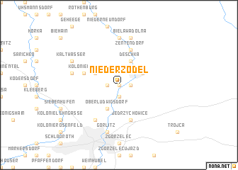 map of Nieder Zodel