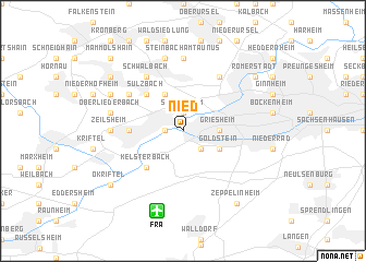 map of Nied