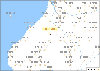 map of Niefang