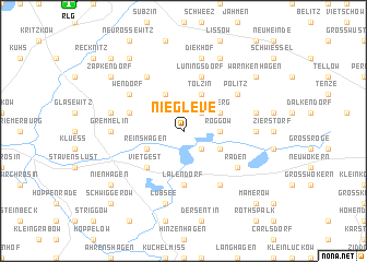 map of Niegleve