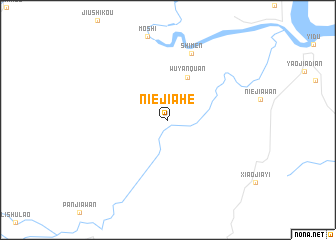 map of Niejiahe