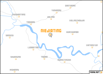 map of Niejiating