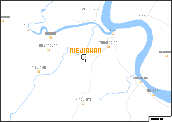 map of Niejiawan