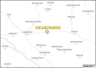map of Niejiazhuang