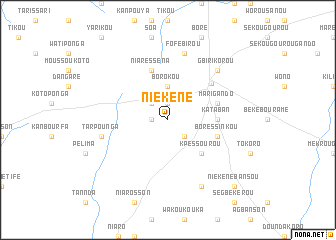 map of Niékéné