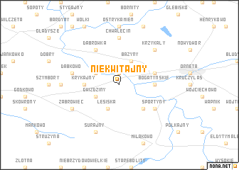 map of Niekwitajny