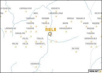 map of Niéla