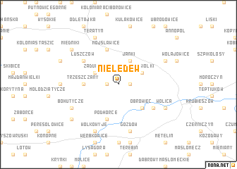 map of Nieledew