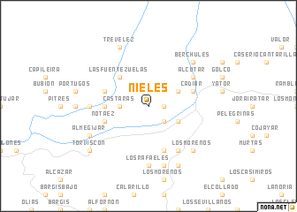 map of Nieles