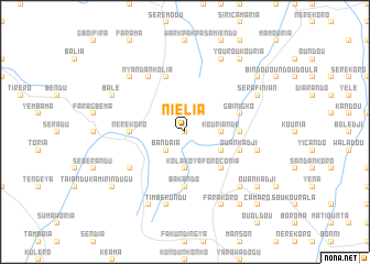 map of Niélia