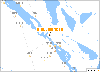 map of Niellim Saker