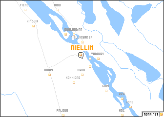 map of Niellim